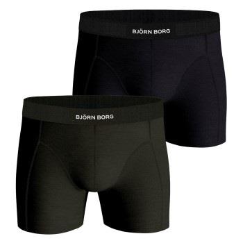 Björn Borg 2P Lyocell Boxer 2406 Schwarz/Grün Lyocell Small Herren