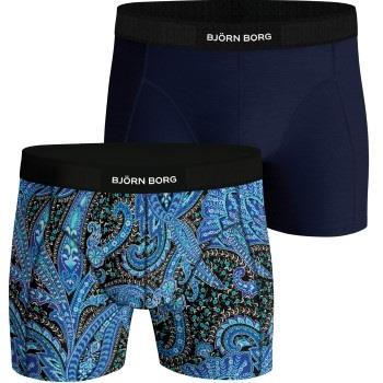 Björn Borg 2P Premium Cotton Stretch Boxer Blau Baumwolle Medium Herre...