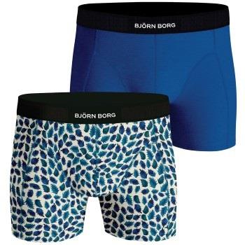 Björn Borg 2P Premium Cotton Stretch Boxer 1725 Schwarz/Blau Baumwolle...