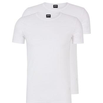 BOSS 2P Modern Round Neck T-shirt Weiß Baumwolle Small Herren