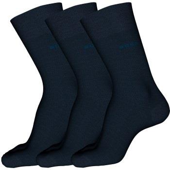 BOSS 3P RS Finest Soft Cotton Sock Blau Gr 39/42 Herren