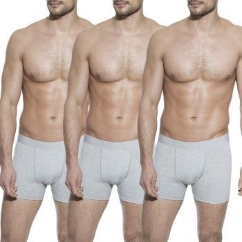 Bread and Boxers Boxer Briefs 3P Grau Ökologische Baumwolle Small Herr...