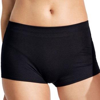 Bread and Boxers Boxer Panty Schwarz Modal Small Damen