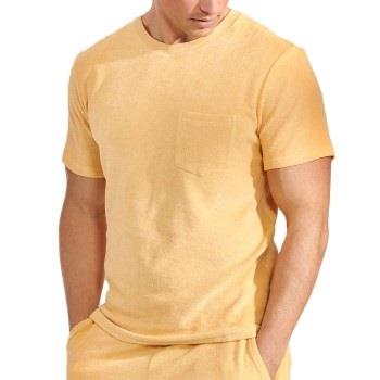 Bread and Boxers Terry T-Shirt Gelb Ökologische Baumwolle Small Herren