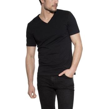 Bread and Boxers V-Neck Schwarz Ökologische Baumwolle Small Herren