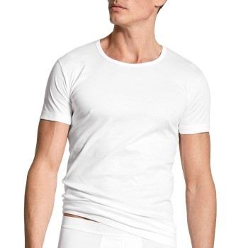 Calida Authentic Cotton Crew Neck T-shirt Weiß Baumwolle Small Herren