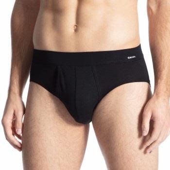 Calida Cotton Code Brief With Fly Schwarz Baumwolle Small Herren