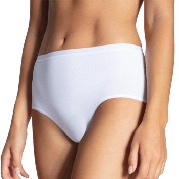 Calida Natural Comfort Brief Highwaist Weiß Baumwolle Small Damen