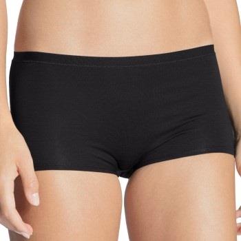 Calida Natural Comfort Panty Schwarz Baumwolle Small Damen