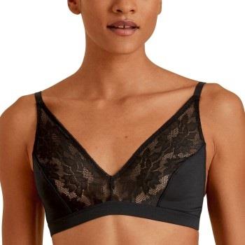 Calida BH Natural Skin Lace Bra Schwarz Small Damen