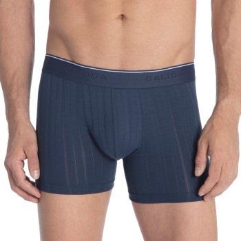 Calida Pure and Style Boxer Brief 26986 Indigoblau Baumwolle Small Her...