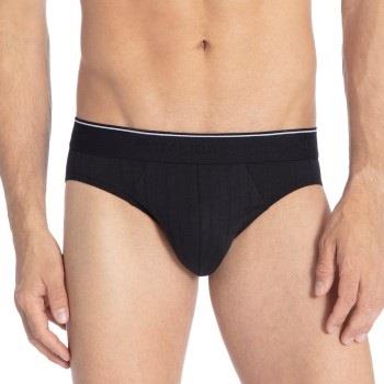 Calida Pure and Style Mini Brief Schwarz Baumwolle Small Herren