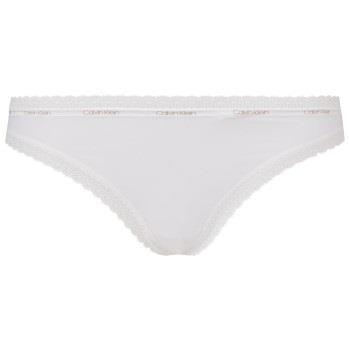 Calvin Klein Bottoms Up Refresh Thong Weiß Polyamid Small Damen