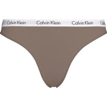 Calvin Klein Carousel Bikini Braun Baumwolle Small Damen