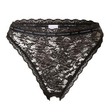 Calvin Klein 2P CK One Lace Brazilian High Waist Schwarz Nylon Small D...