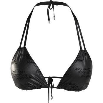 Calvin Klein Core Tonal Logo Triangle Bikini Bra Schwarz Small Damen