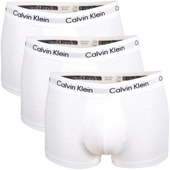 Calvin Klein 3P Cotton Stretch Low Rise Trunks Weiß Baumwolle Small He...
