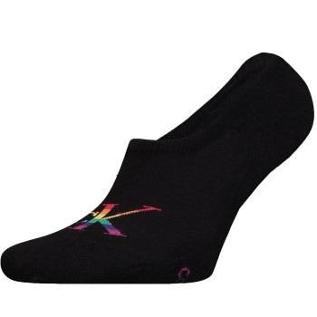 Calvin Klein Footie High Cut Pride Sock Schwarz One Size