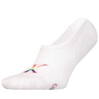 Calvin Klein Footie High Cut Pride Sock Weiß One Size