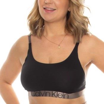 Calvin Klein BH Icon Unlined Bralette Schwarz Baumwolle Small Damen