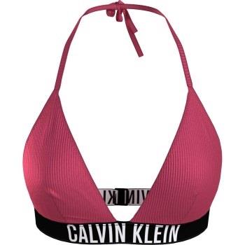 Calvin Klein Instense Power Triangle Bikini Top Rosa Nylon Medium Dame...