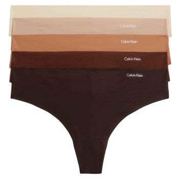 Calvin Klein 5P Invisible Thongs Mixed Small Damen