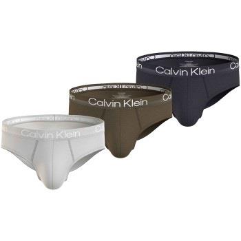 Calvin Klein 3P Modern Structure Recycled Hip Brief Mixed Small Herren