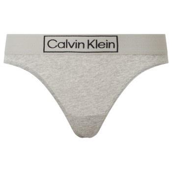 Calvin Klein Reimagined Heritage Thong Grau Small Damen