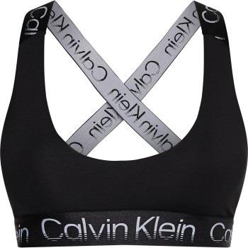 Calvin Klein BH Sport Active Icon Medium Support Bra Schwarz Small Dam...