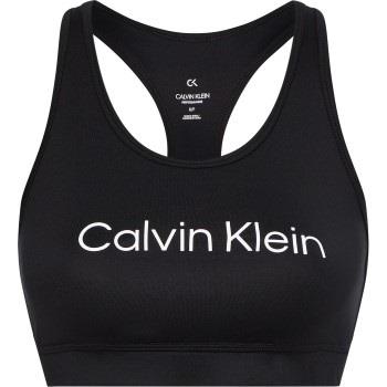 Calvin Klein BH Sport Essentials Medium Support Bra Schwarz Polyester ...
