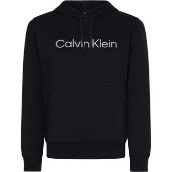 Calvin Klein Sport Essentials PW Pullover Hoody Schwarz Baumwolle Smal...