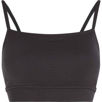 Calvin Klein BH Sport Seamless Medium Impact Bra Schwarz Polyester Sma...