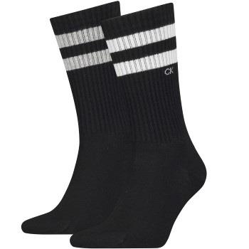 Calvin Klein 2P Stripe Socks Schwarz Gr 39/42 Herren