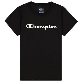 Champion Classics Crewneck T-shirt For Girls Schwarz Baumwolle 110-116