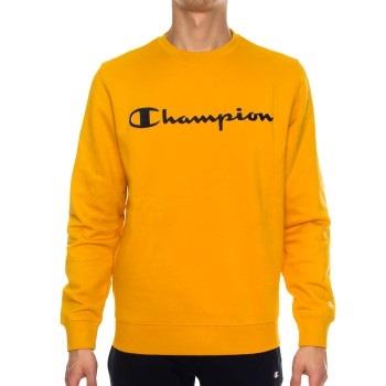 Champion Classics Men Crewneck Sweatshirt Senfgelb Small Herren