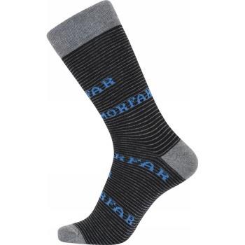 Claudio 3P Patterned Cotton Socks Grau/Blau Gr 40/47 Herren