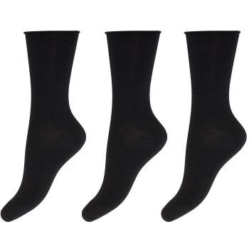 Decoy 3P Bamboo Thin Socks Schwarz Strl 37/41 Damen