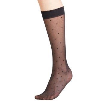 Falke Women Seasonal Dot Knee High 15 Den Schwarz Polyamid Gr 39/42 Da...