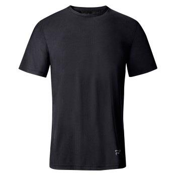 Frigo Cotton T-Shirt Crew Neck Schwarz Baumwolle Medium Herren