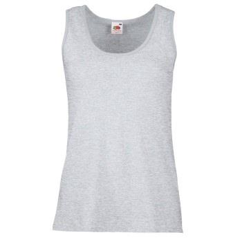 Fruit of the Loom Lady-Fit Valueweight Vest Graumelliert Baumwolle Med...
