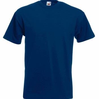 Fruit of the Loom Super Premium T Marine Baumwolle Medium Herren