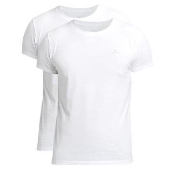 Gant 2P Basic Crew Neck T-Shirt Weiß Baumwolle Small Herren