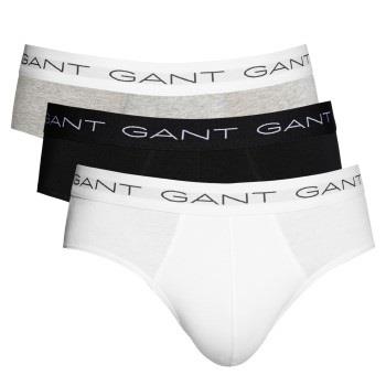 Gant 3P Cotton Stretch Briefs Schwarz/Weiß Baumwolle Medium Herren
