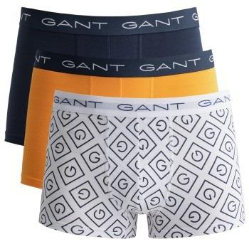 Gant 3P Icon G Trunk Blau/Gelb Baumwolle Medium Herren