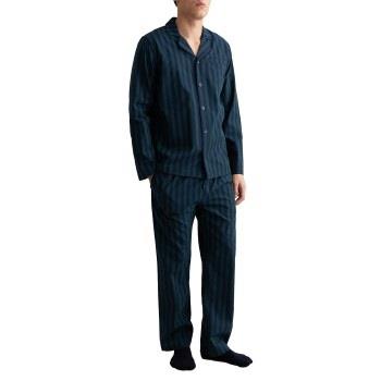 Gant Woven Cotton Stripe Pajama Set Blau/Grün Baumwolle Medium Herren