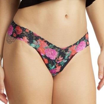 Hanky Panky 3P Printed Low Rise Thong Mixed Nylon One Size Damen