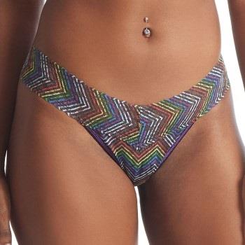 Hanky Panky 3P Printed Low Rise Thong Multi-colour-2 Nylon One Size Da...