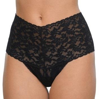 Hanky Panky 2P Signature Lace Retro Thong Schwarz Nylon One Size Damen