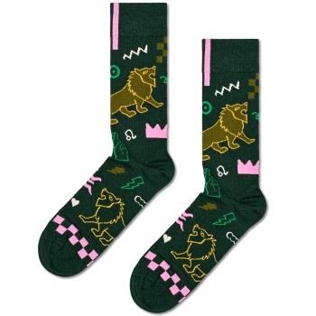 Happy Socks Zodiac Signs Leo Sock Grün gemustert Gr 41/46