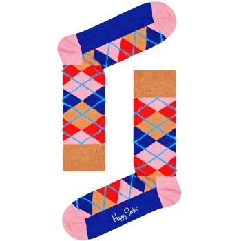 Happy Socks Argyle Crew Sock Braun Baumwolle Gr 36/40